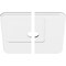 Ekena Millwork Lucan Architectural Grde PVC Contemporary Ceiling Medallion, Two Piece, 22"OD x 3"ID x 7 1/2"C x 1"P CMP22LN2-03000 - alternate 2